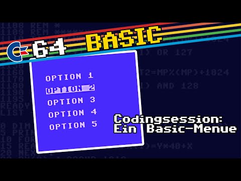 Codingsession: Ein flexibles Optionsmenü in BASIC für den C64 programmieren