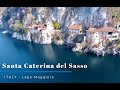 santa caterina del sasso lago maggiore italy drone 4k italian lakes series