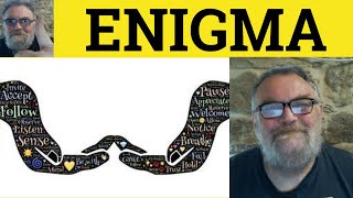 🔵 Enigma Meaning - Enigmatic Examples - Enigma - GRE Vocabulary - Enigma