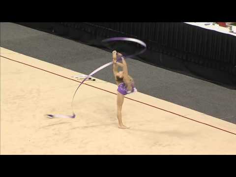 Jazzy Kerber - Ribbon - All-Around Final - 2015 USA Gymnastics Championships