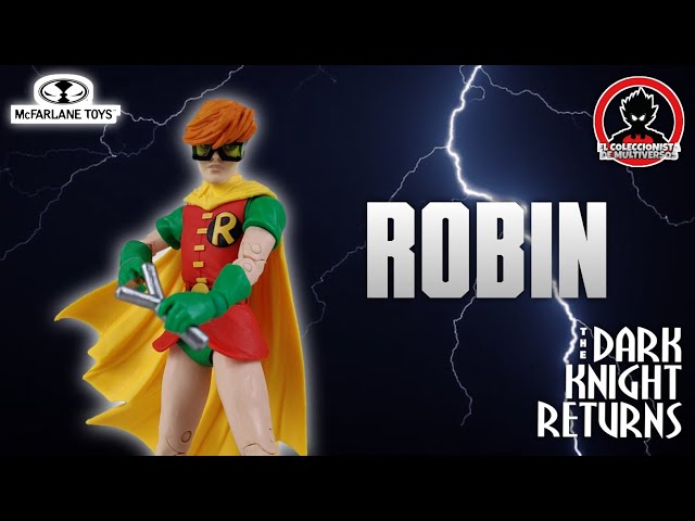Vídeo relacionado con McFarlane Juguetes, Figura de acción DC Dark Knight Returns Robin de 7 Pulgadas con 22 Partes móviles, Figura Coleccionable de DC con Tarjeta de Personaje Coleccionable única, a Partir de 12 años