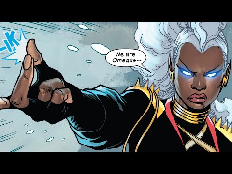 Storm vs 4 Omega Level Mutants (Fall of X)