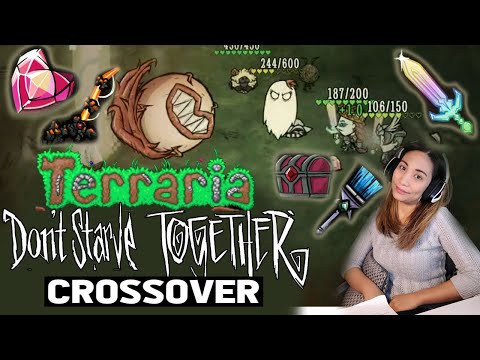 DST Terraria Crossover - Gameplay | Boss Fight | New skins | New pet