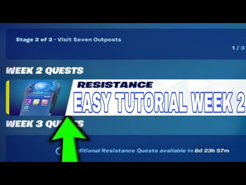 All Resistance Quest week 2-Fortnite