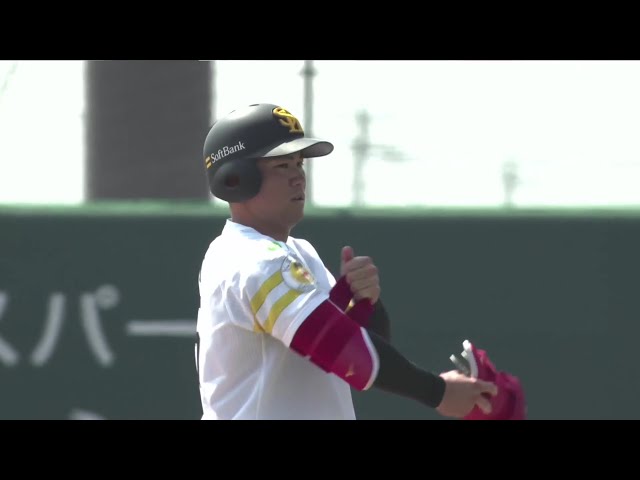 【ファーム】好投の東浜に援護点!! ホークス・重松凱人と庄子雄大の連続タイムリーで2点先取!! 2025年4月9日 福岡ソフトバンクホークス 対 広島東洋カープ