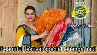 Flipkart festive special lehenga haul part 2 @PoojaRikichoyal 