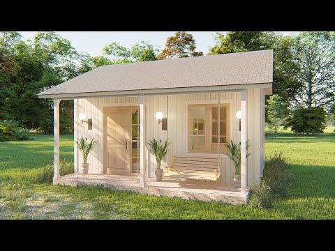 Tiny House Design 6 x 4 meters ( 260 sqft ) SIMPLE & PERFECT