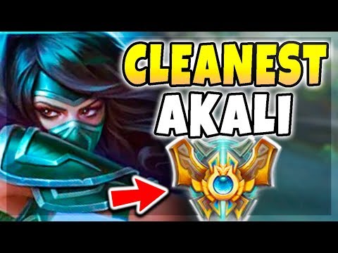 CLEANEST AKALI EVER! 100% WINRATE OUTPLAYING TO CHALLENGER RANK 1! - League of Legends