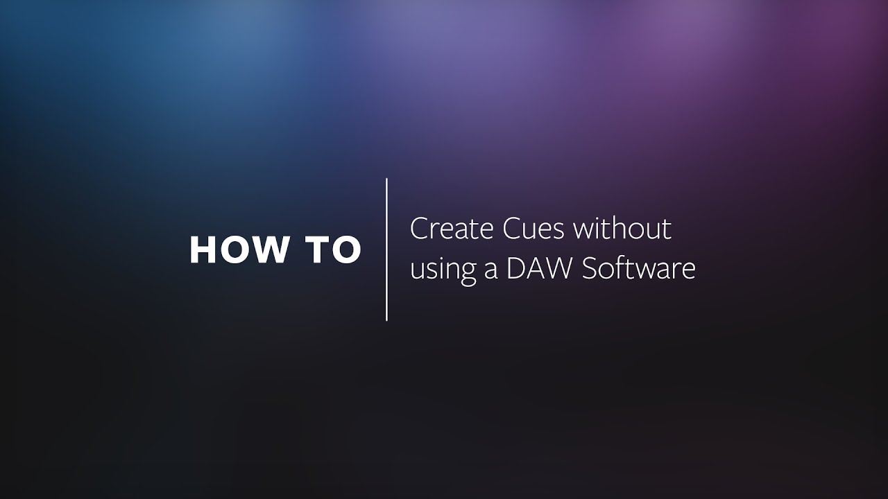 HOW TO | Create MIDI Cues without a DAW