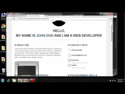 Learn How to Create a Resume using SASS - Part3