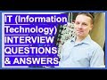 IT INFORMATION TECHNOLOGY Interview Questions And Answers