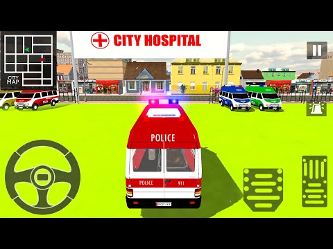 Police Ambulance Van Driving Game 2021 | Emergency Rescue Driving Simulator – Android Gameplay