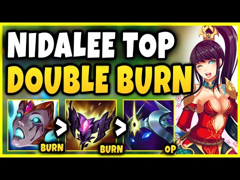 Nidalee Vs Jax Top Season 12 Double Burn Build Informative Gameplay! - League of Legends