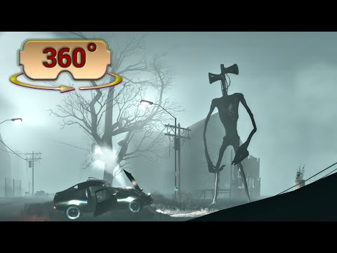 360 / VR Siren Head Encounter in the Abandoned Town of Hillcave - Horror Short Film