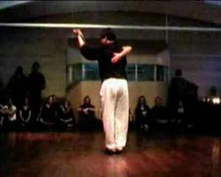  Carlos Espinoza  and  Mamié Sancy  are  dancing  to  the  tango  "  Nada Mas  "
