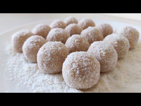 3 Ingredient Condensed Milk Coconut Truffles