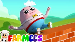 humpty dumpty sat on a wall | nursery rhymes Farmees | kids songs | baby rhymes by Farmees