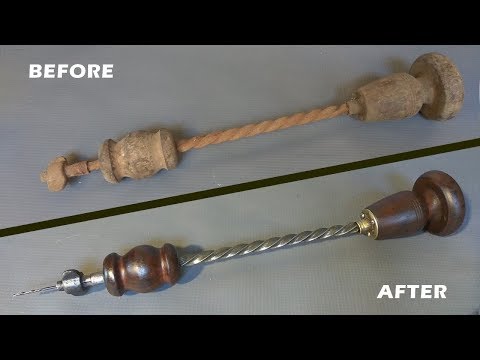 Antique Hand Drill  Restoration