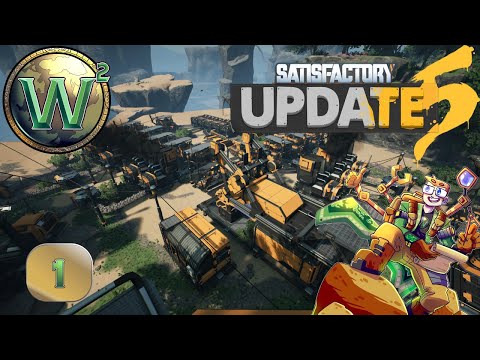 Satisfactory Update 5, Episode 1a - Let's Play, Stream