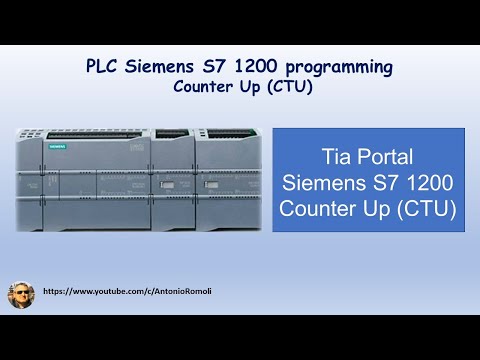 Tia Portal Siemens S7 1200 Counter up (CTU) of  with Tia Portal.