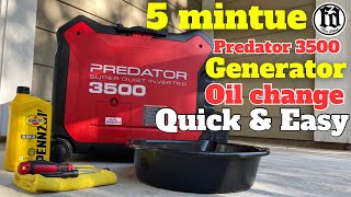 Predator 3500 Generator Oil Change - A Step-by-Step Guide - Focus Detail 