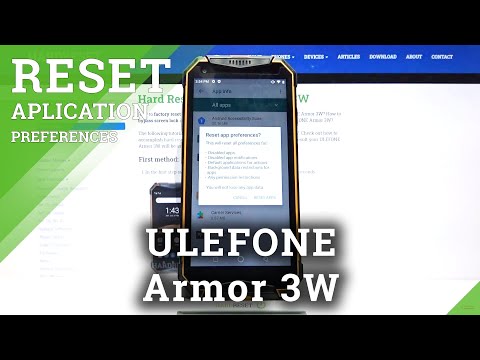 How to Reset App Preferences in ULEFONE Armor 3W – Restore App Settings