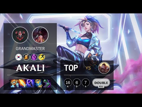 Akali Top vs Jayce - KR Grandmaster Patch 10.25b