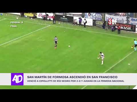 FÚTBOL FEDERAL A San Martín de Formosa ascendió a la Primera Nacional en San Francisco