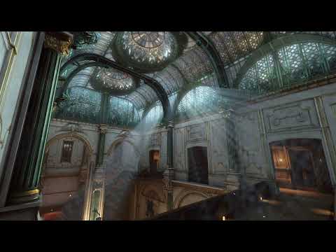 Dishonored Ambience | Boyle Mansion Stained Glass Dome | Light Rays | Party Ambience | Confetti