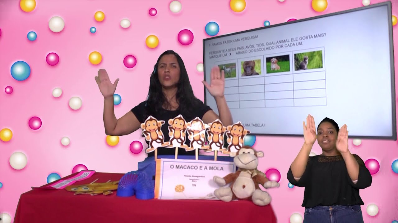 Watch Now Pré 2 - Atividade - O macaco e a mola - Aula 3 - Profa. Cristiane Novacosque Pré 2 - Atividade - O macaco e a mola - Aula 3 - Profa. Cristiane Novacosque