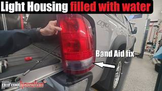 Water Leak in Taillight or Headlight Housing temporary fix (Get the water out!) | AnthonyJ350