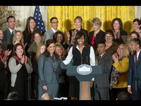 The First Lady Honors the 2016 School Counselors of the Year The White House
