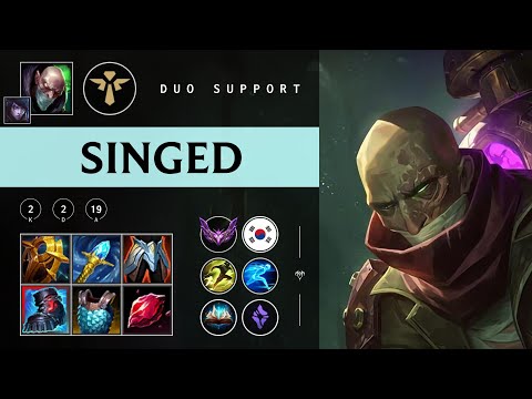 Singed Support vs Nautilus - KR Master Patch 25.24