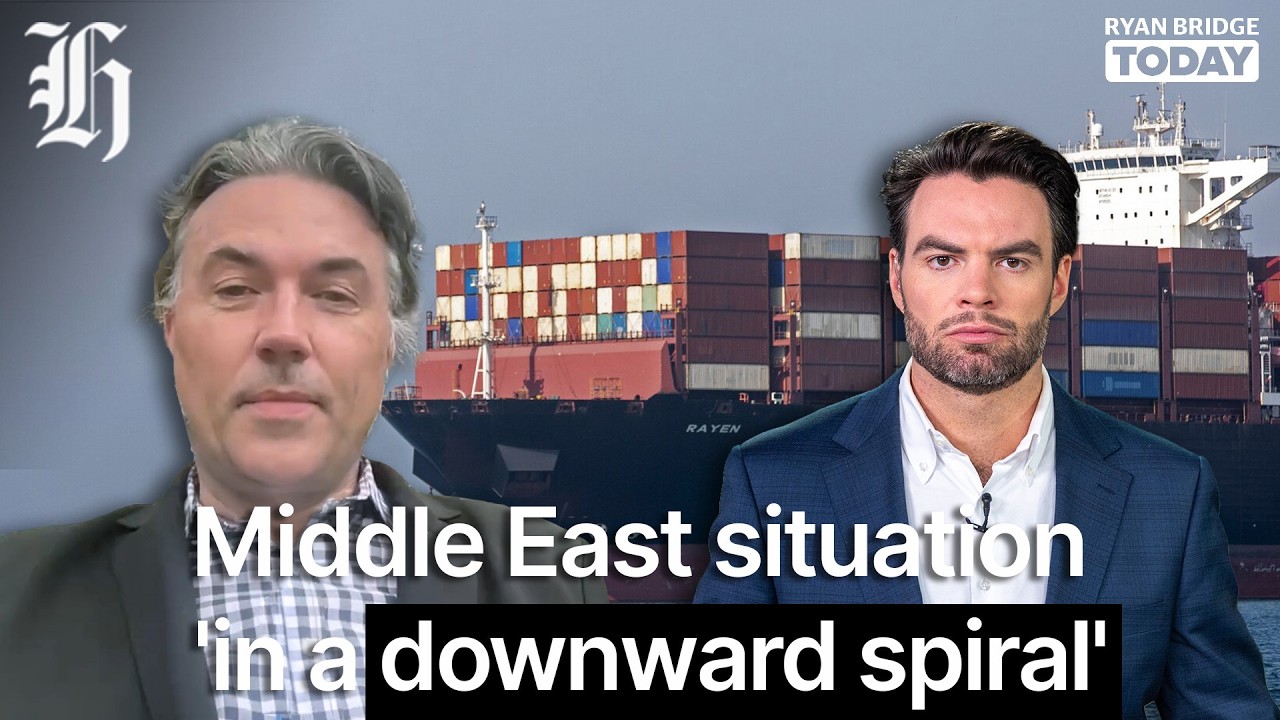 Middle East situation 'in a downward spiral' | Ryan Bridge TODAY