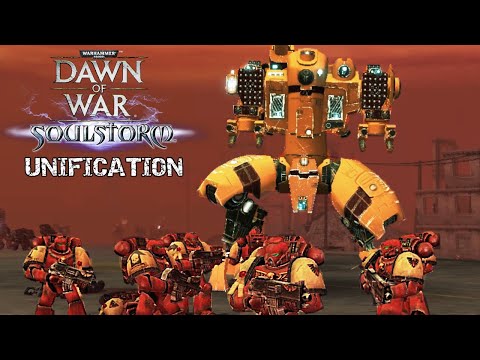 Unification Mod | TAU & Blood Ravens vs Chaos! - Survival / Warhammer 40K: Dawn of War: Soulstorm