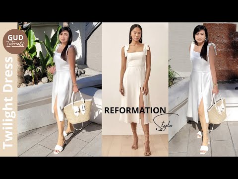 REFORMATION STYLE "TWILIGHT DRESS" TUTORIAL...