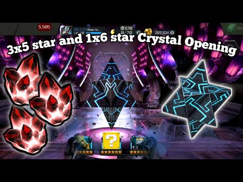 3x5 star and 1x6 star Crystal Opening