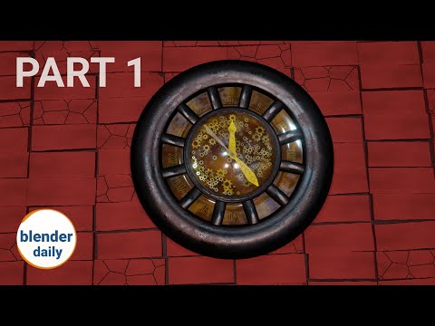 How to build an analog clock in Geometry Nodes | Blender Geonodes Daily, tip 70, part 1/3