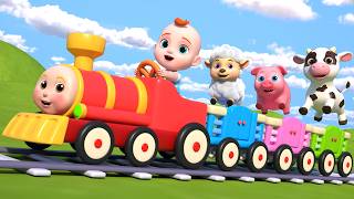 Trem Choo Choo 🚂 | Música para Bebês & Cantigas Infantis Divertidas | Leo em Português