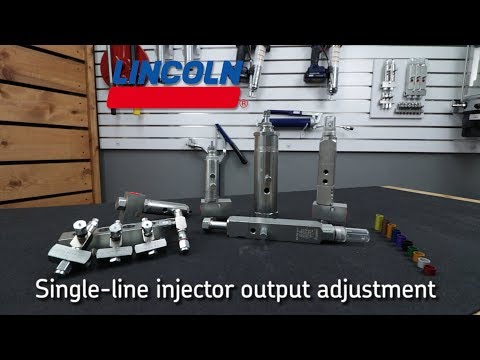 Injector output adjustment procedure for Single-line parallel systems