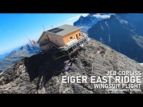 Jeb Corliss - Wingsuit - Eiger Ridge Line (Camera: Jarno Cordia)