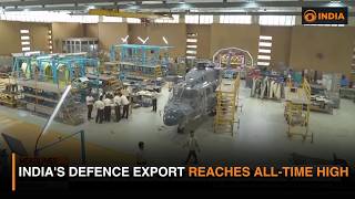 India's defence export reaches all-time high | Latest Updates | DD India News Hour