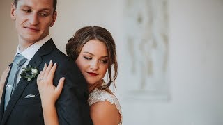 The sweetest prayer before the ceremony! Karis and Elliot's Dresser Mansion Wedding Film