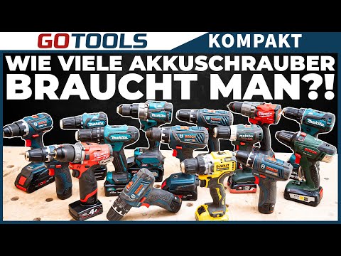 DIE WERKZEUGFRAGE: Wie viele Akkuschrauber brauchst DU? 12V, 18V, Markenvielfalt.. was ist relevant?