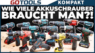 DIE WERKZEUGFRAGE: Wie viele Akkuschrauber brauchst DU? 12V, 18V, Markenvielfalt.. was ist relevant?