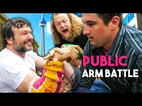 STREET HUSTLER VS PRO ARM WRESTLER *unexpected*