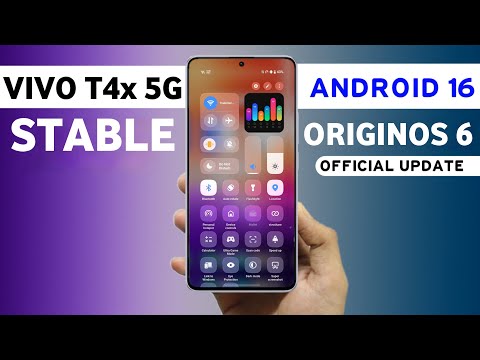 Vivo T4x OriginOS 6 Official Update | Android 16 Stable Update | Features & Release Date #vivot4x