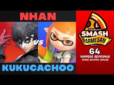 Nhan vs KuKuCachoo - Smash Ultimate Singles Winners Semifinals Smash Parmesan 64 - Joker vs Inkling