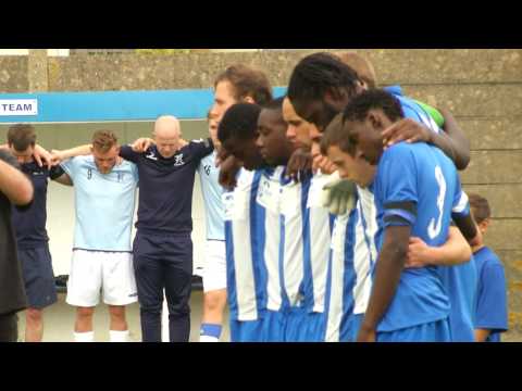 Shoreham FC hold minute's silence for victims of airshow crash
