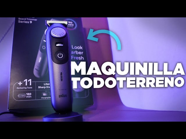Vídeo relacionado con Braun Recortadora de Barba Series 9 BT9565, Barbero Recargable Resistente al Agua, +14 Accesorios para Barba, 180 Min de Autonomía, 52 Longitudes, Lámina Ultra Afilada, Titanio